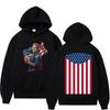 Oversized Hooded Sweatshirt Men Women Printed Streetwear Straight Fit Teenagers Casual Top