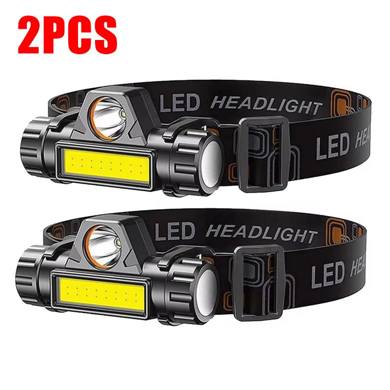 Powerful LED Headlamp Torch Portable USB Rechargeable Head Lantern Flashlight Waterproof Camping Fishing Head LED Lights