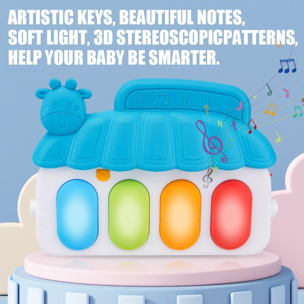 Music Rack Newborn Activity Gym Toy Early Education Infant Crawling Blanket Pedal  Gifts