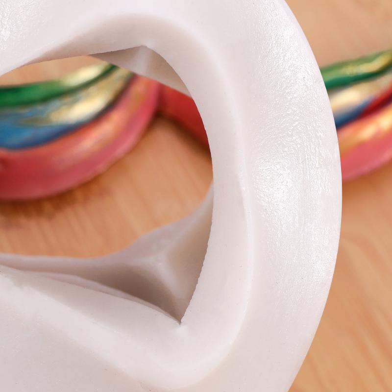 Dekorativní vzor Silikonová forma na cukrovou hmotu Resinové nástroje Nástroje na zdobení košíčků, fondánových dortů