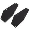 2Pcs Guitar Back Plate Bass Electric Instrument Pick Guards Plastic for Protecting Decorating