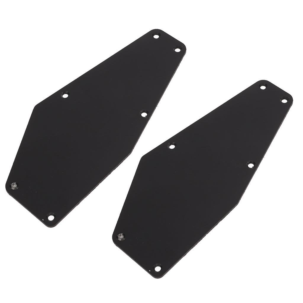 2Pcs Guitar Back Plate Bass Electric Instrument Pick Guards Plastic for Protecting Decorating