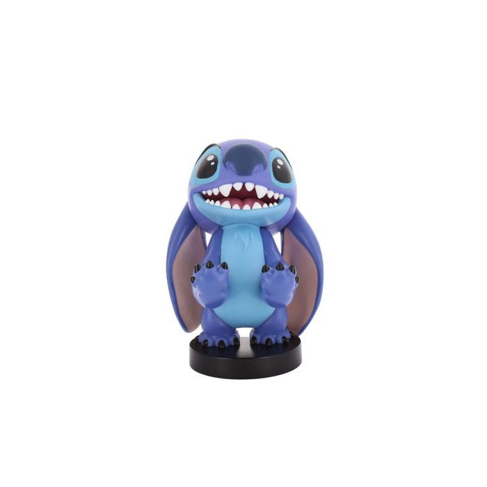 Figurine Support Manette - Disney - Smiley Stitch - 21,6 Cm - Compatible PS5 Et Xbox - Cadeau Fan Lilo & Stitch