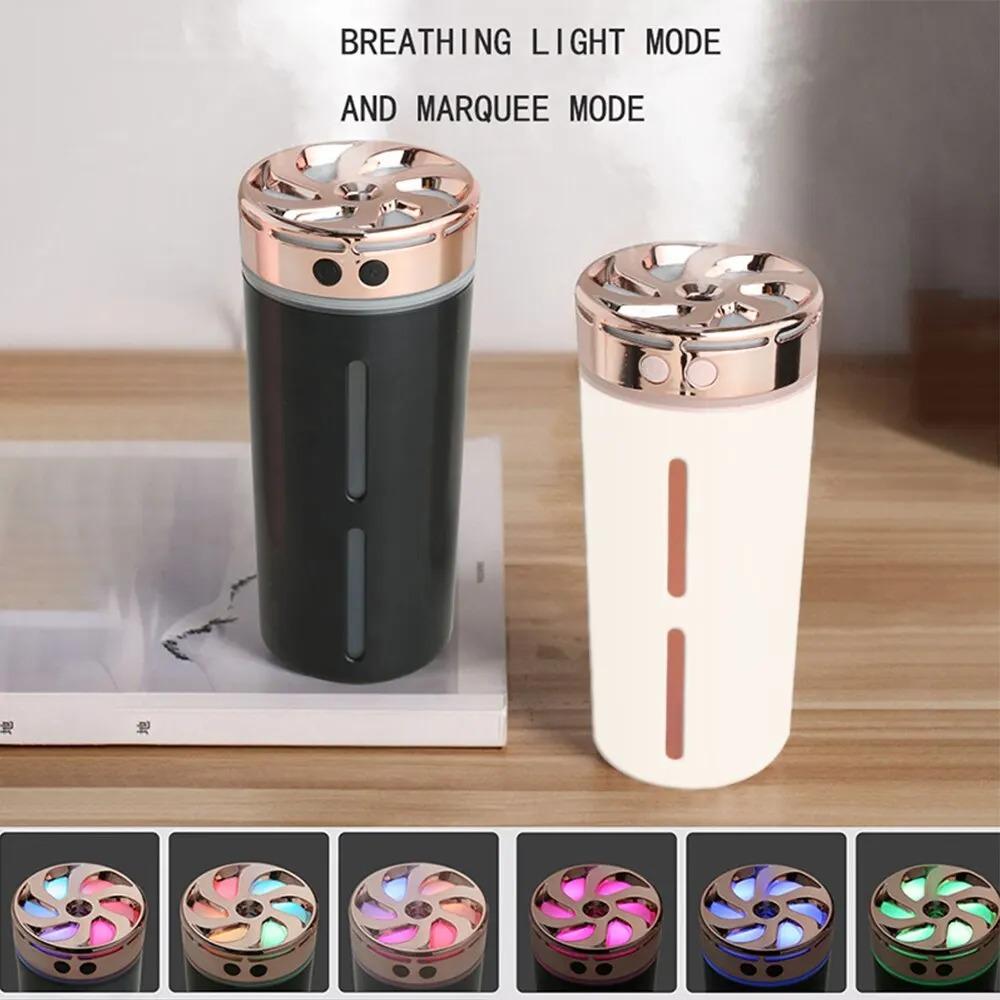 

Car Air Freshener Car-Mounted Humidifier Colorful Led Night Light Vehicle Air Humidifier Home