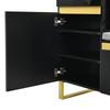 Shoe Cabinet with Large Capacity for Entryway, Multi-Tier Storage Cabinet, Modern Minimalist Entryway Cabinet, Home Organizer with Drawers and Doors.