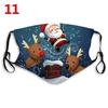 Unisex Fashion Christmas Snowman Printing Mask  Washable Face Mask