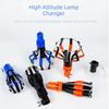 1/3Pcs Professional Light Bulb Changer Telescopic Rod Aluminum Alloy Light Bulb Changing Tool Suction Cup with Regulating Knob
