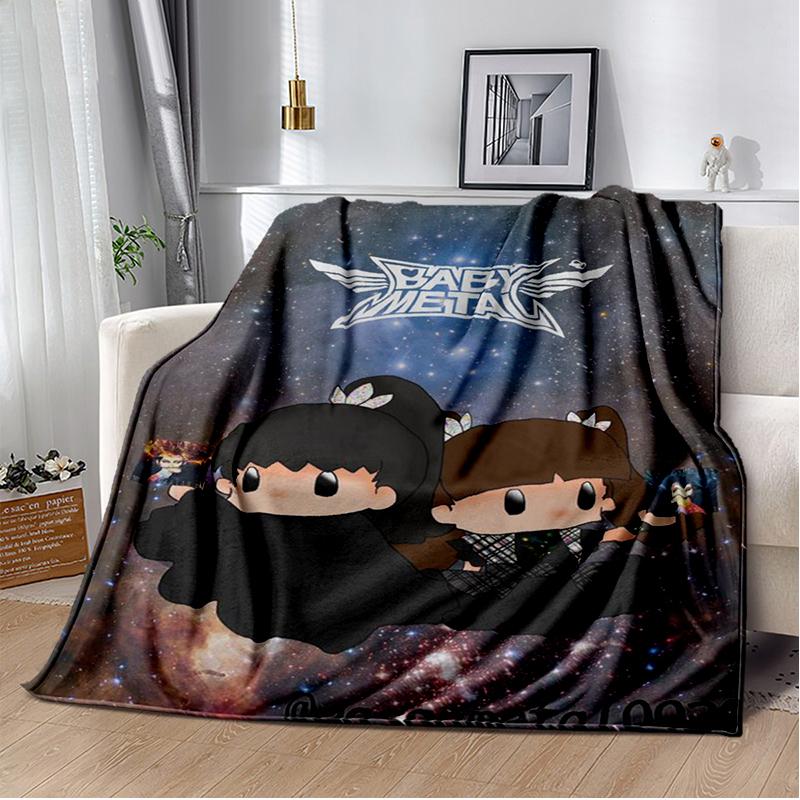 Pop Metal Band Throws Blanket for Kids Couch Sofa Travel Home Picnic Hiking Bed Beding Super Soft Flannel Blanket birthday gift