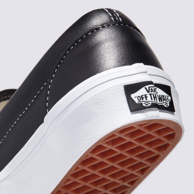 Vans Slip On Leather Black True White Vn000ct5bpb1
