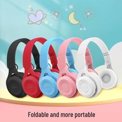 Y08 Wireless Bluetooth Noise-Cancelling Over-Ear Headphones - Macaron Multi-Color