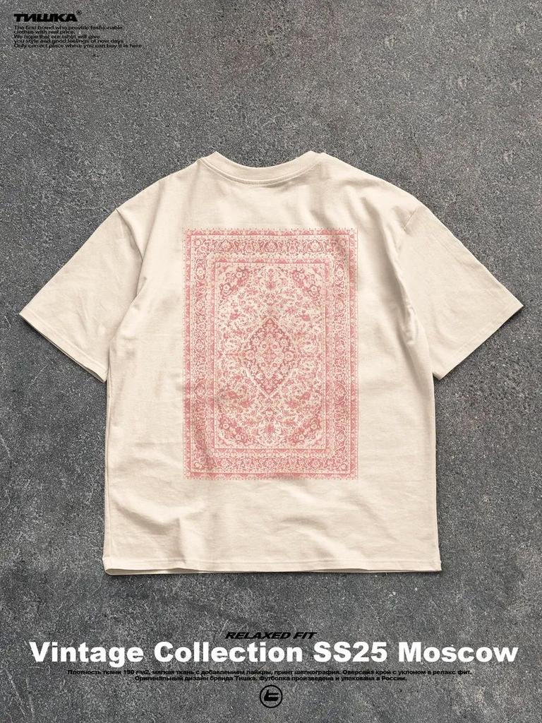 Vintage 90s Carpet Print T-Shirt
