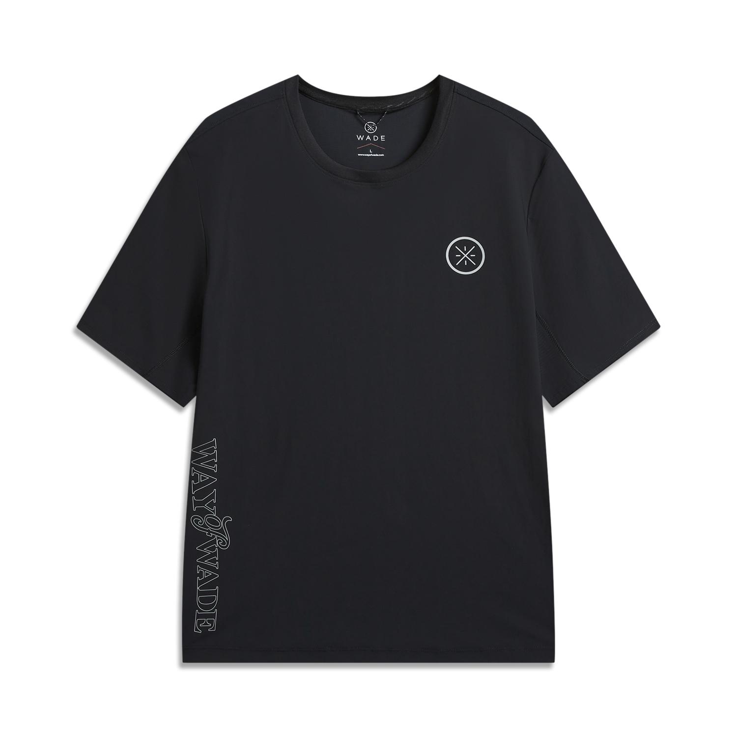 Li-Ning Wade Series Quick-Dry Cool UV-Resistant Round Neck T-Shirt Men tops ATSW417-1 S