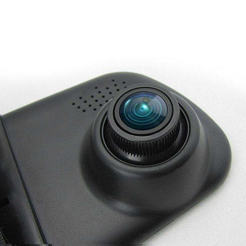 4.3 inch 1080P HD Dual Lens G-sensor 170 Rear View Mirror Car DVR Camera Recorder