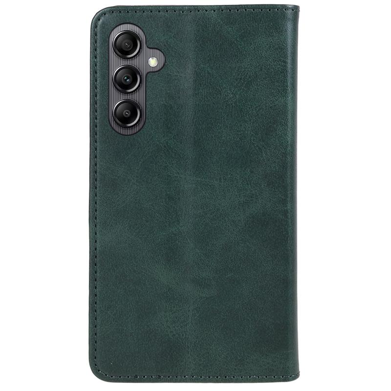 For Samsung Galaxy A56 5G Case Strong Magnetic PU Leather Phone Cover Calf Texture