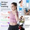 Smartwatch Multifunctional Screenless Wristband with Body Temperature Health Monitoring Call Alerts Waterproof Sports Bracelet