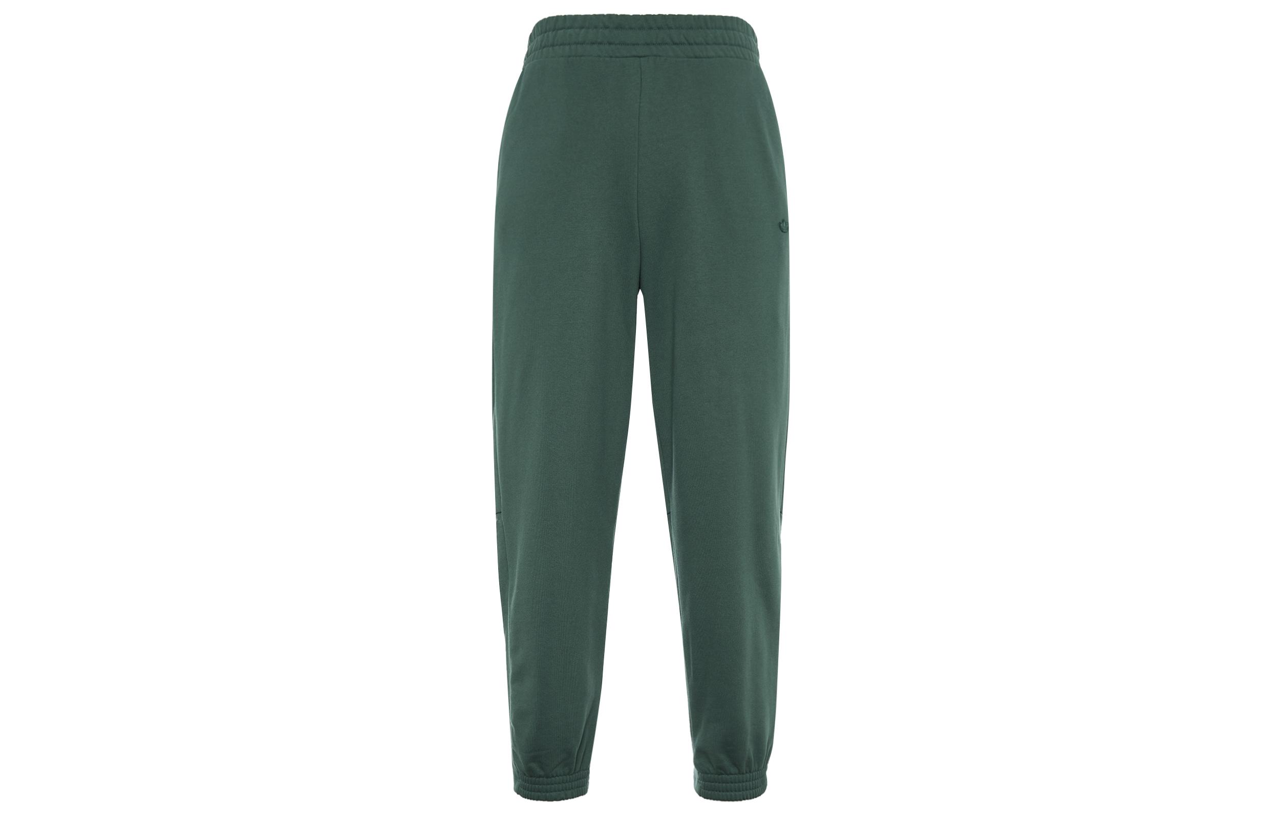 

Adidas Originals Knitted Sweatpants Women s Mineral Green Moderate Cuffed Pants HM1802 L