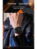 SANDA 9080 Men's Luminous Barrel-Shaped Sports Watch - Multifunctional, Waterproof, and Ideal for Student Parties.