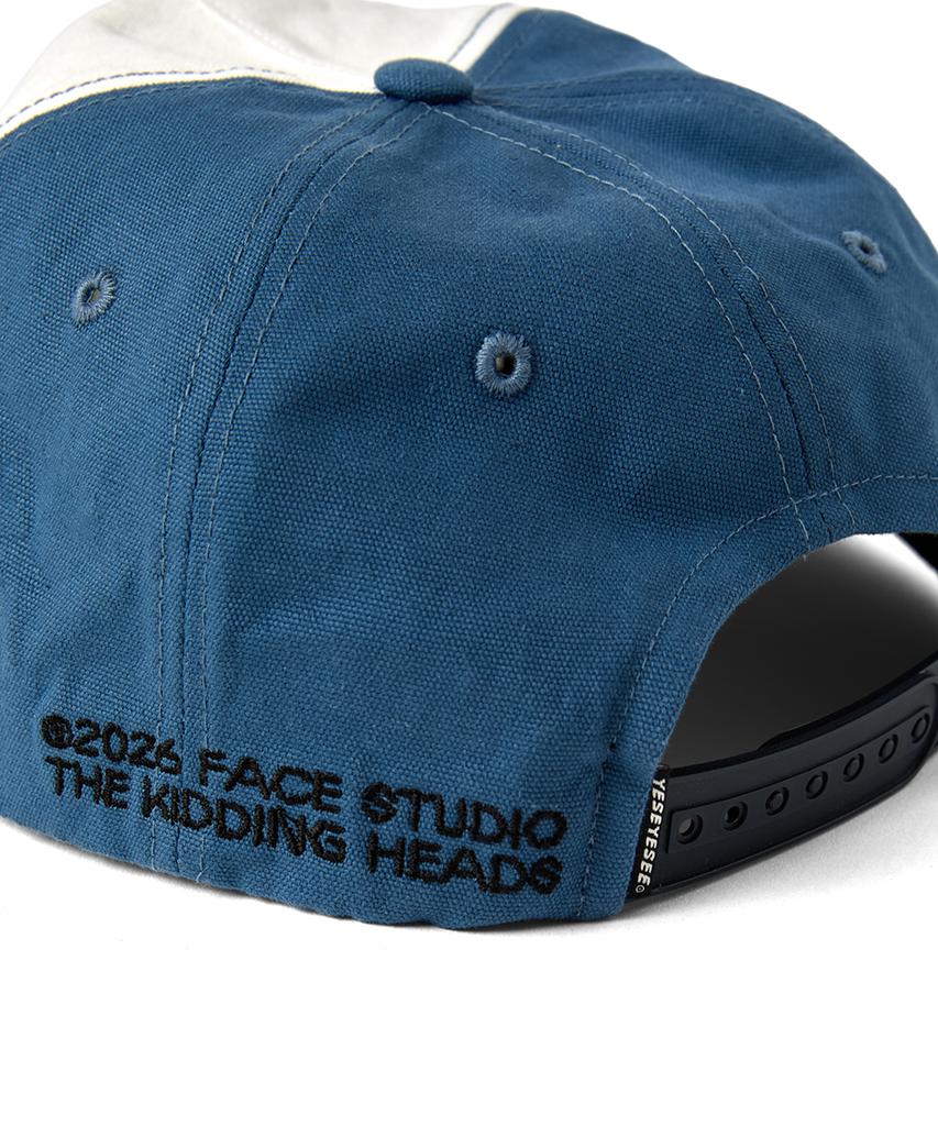 YESEYESEE Kidding Heads Cap Blue