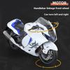 1/9 SUZUKI HAYABUSA Motorcycle Model, Rearview Mirror Removable, Simulated Lighting, Adult Collectible Ornaments, Boy Gifts