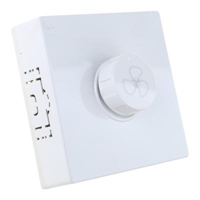 Geschwindigkeitsregler Schalter Modernes Wandbedienfeld Typ 86 für Deckenventilator Einfache Geschwindigkeitsanpassung 5-stufig