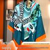 2025 Luxurious Mulberry Silk Square Scarf - Versatile Sunscreen Shawl for Air-Conditioned Rooms