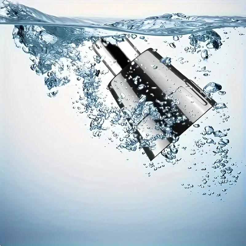 1PC Waterproof Nose & Ear Hair Trimmer – Multifunctional Beard Trimmer, Ideal Shaving Gift for Men