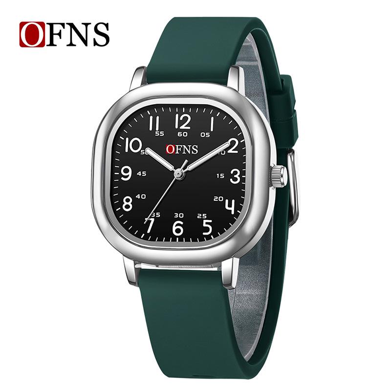 Детские бесшумные кварцевые часы Oufanni Academy с крупными цифрами для изучения времени