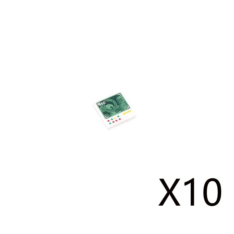 Accesorii Imprimate Oras Blocuri de Constructie Controller Calculator Monitor Tastatura Tablou de Bord Telefon Mobil Radio Mini Caramizi Jucarii pentru Copii