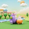 Cartoon Animal Design Press Tricycle Toy Creative Pull Back Friction Car  Kids Toy