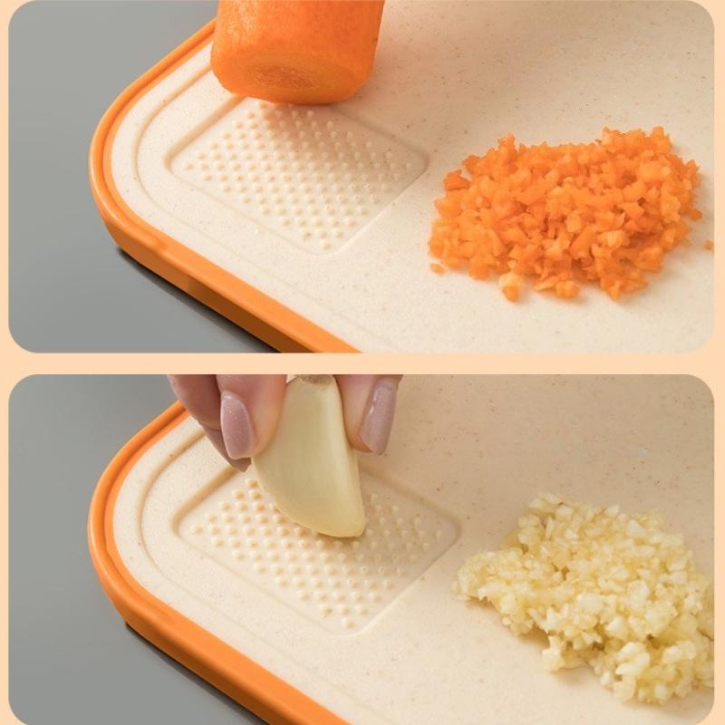 Kitchen Cutting Board Wheat Straw Double-Sided Chopping Boards for Kitchen