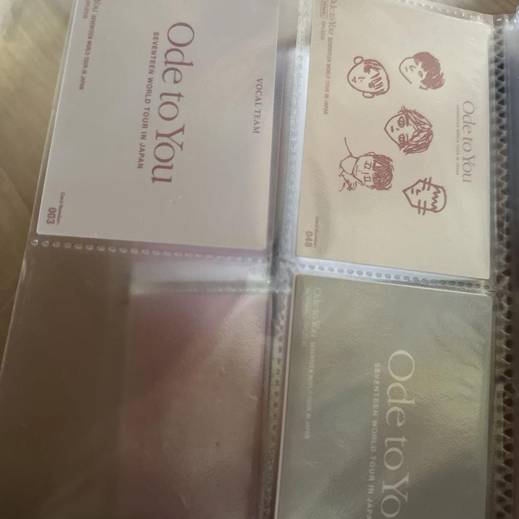 [USED] SEVENTEEN trading cards