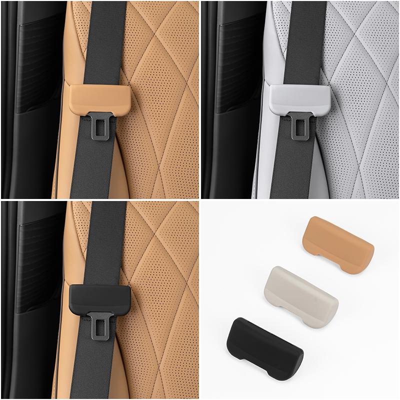 Car Seat Belt Buckle Silicone Case Snap Protector Anti Scratch and Anti Abnormal Noise Seat Belt Interior Accessories