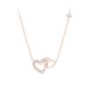 Double Heart Necklace