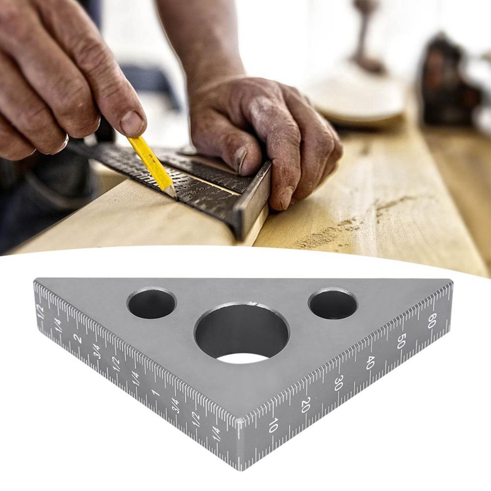 Aluminum Alloy Right Angle Ruler Layout Square  For DIY Woodworking Workshop