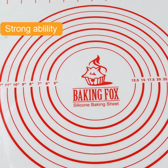 Baking Cushion Non-stick with Scale Silicone Kneading Rolling Dough Mat
