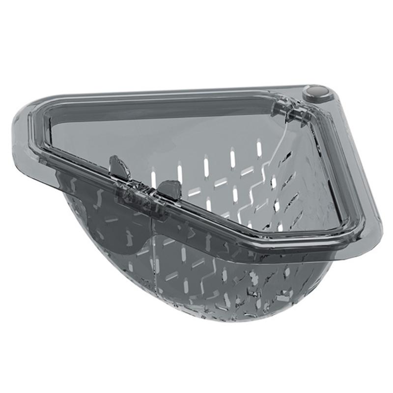 Kitchen Food Catcher Strainer for Kitchen Waste Sink Triangle Sink Strainer Multifunction Sink Drainer Basket Strainer