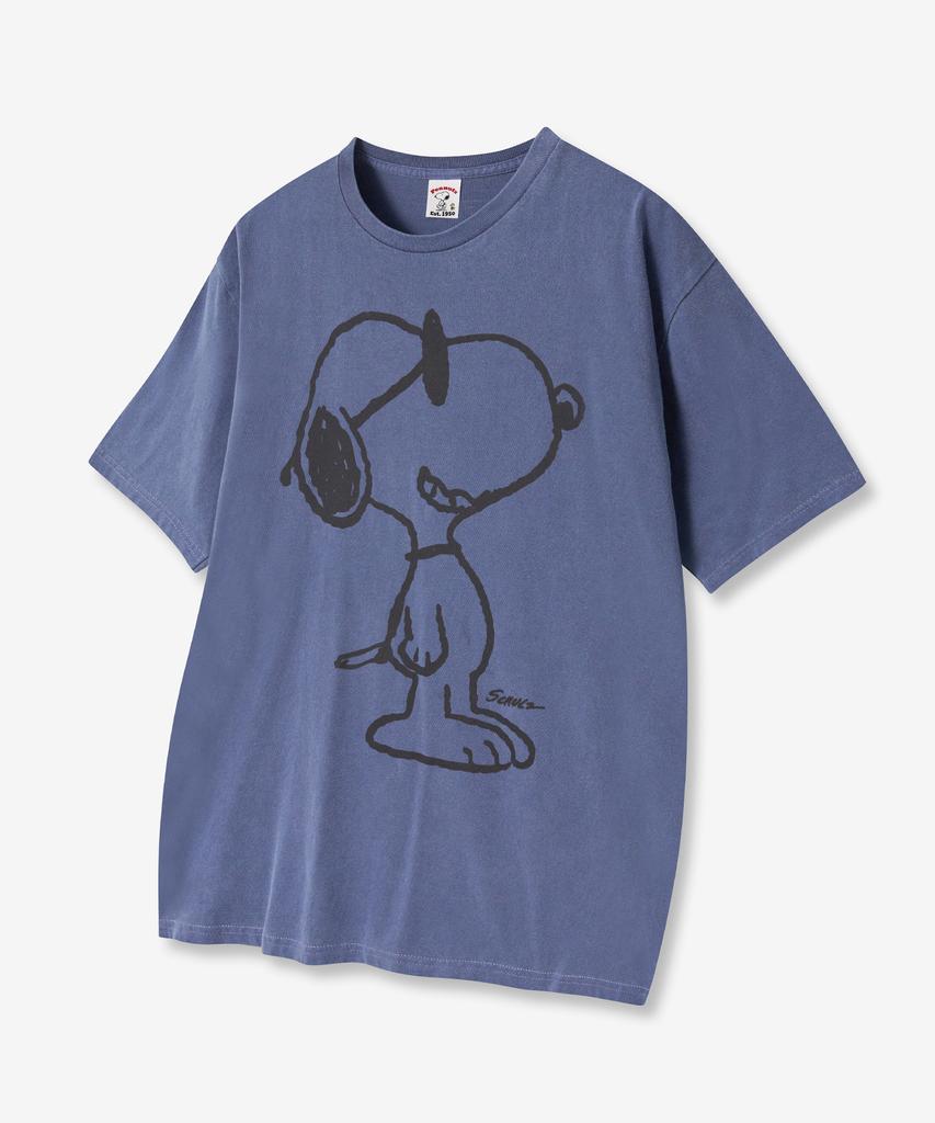 VTWO Sunglasses Snoopy Pigment T-Shirt (Navy)