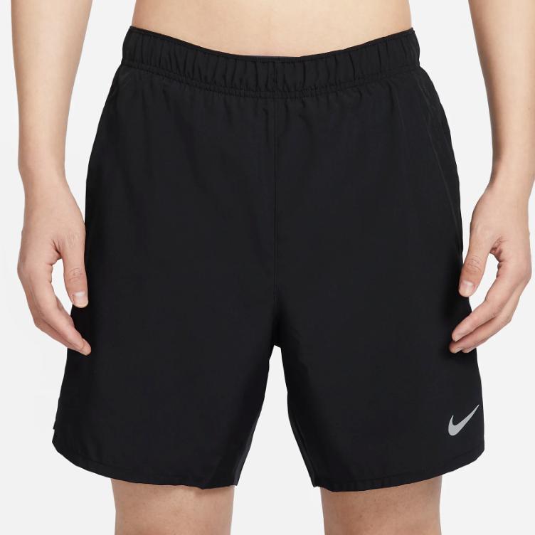Nike Solid Color Logo Drawstring Shorts Men Bottoms Black DV9358-010