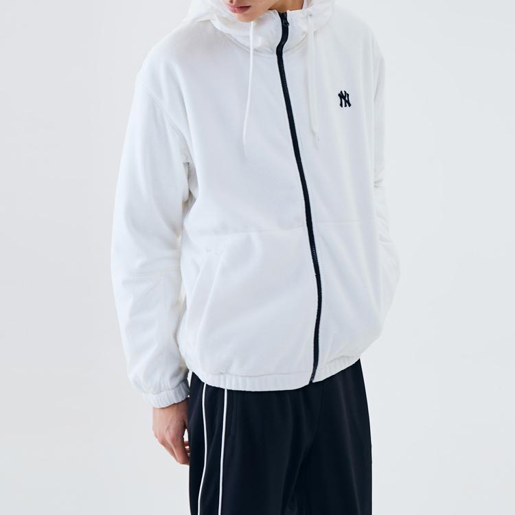 New MLB New York Yankees Jackets Unisex Ivory White 31JP03011-50I