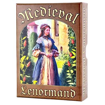 I.I.J Lenormand Cards, Medieval Lenormand Oracle Cards, Retro Classic Fortune Telling, Includes Japanese Instruction Manual, Authentic