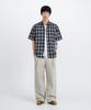 LEMAIN SECOND Linen-Like Elastic Waist Wide Pants [Light Beige]