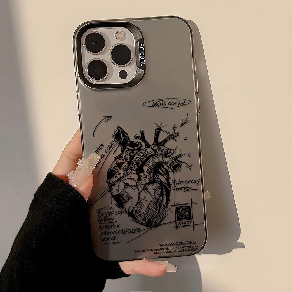 Painted Phone Case for iPhone 11 14 15 16 iPhone 17 11 12 13 for 17 14 15 16 Pro14 15 16 Pro Max for Samsung S25 Ultra S24 S25 A36 A56 A16 Hard Cover