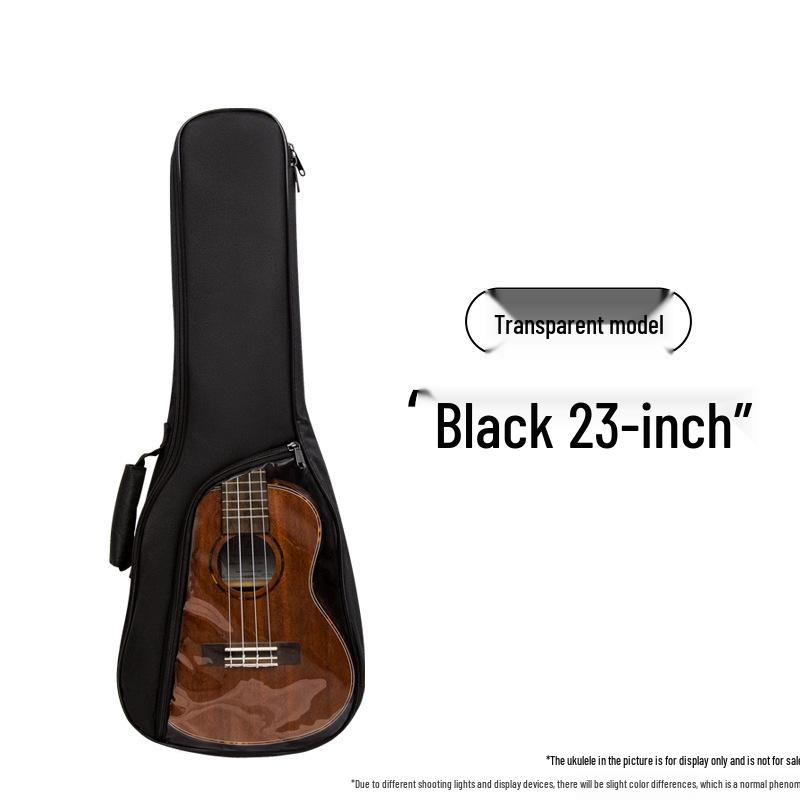 Rockman Ukulele Case: Padded Double-Shoulder Bag for 23" & 26" Ukuleles