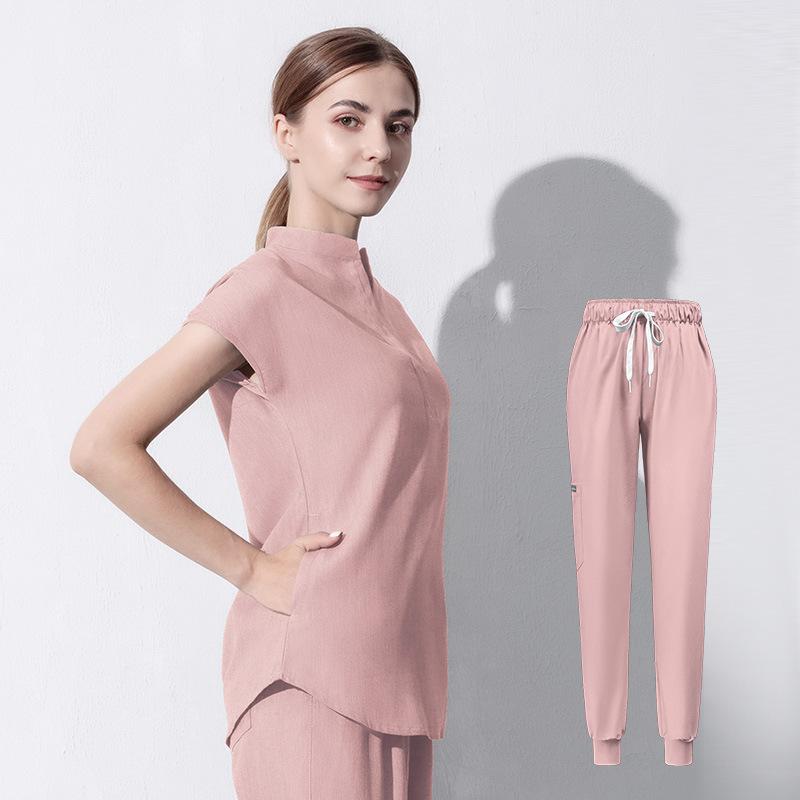 High-end surgical gowns dental operating room hand-washing gowns stretch women's hand-brushing gowns doctor and nurse