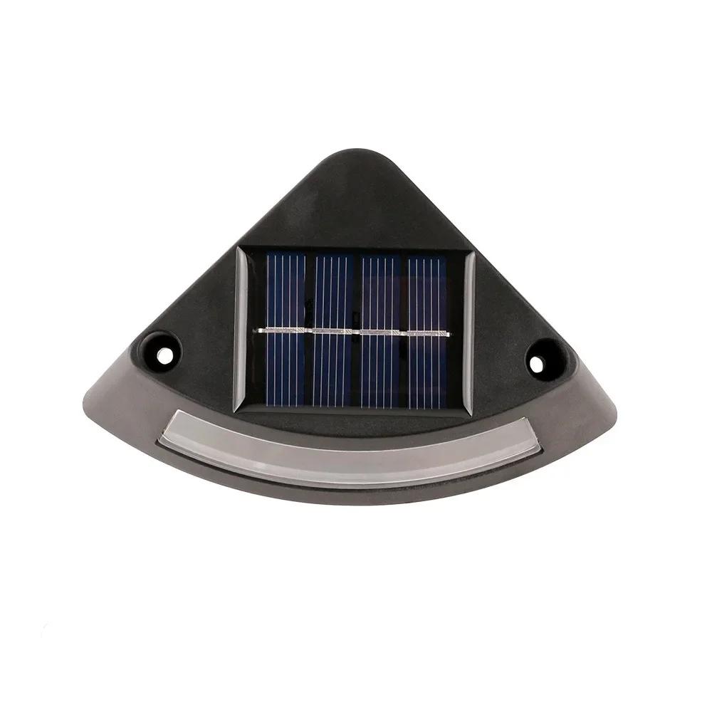 Solar Powered Step Lights Outdoor Garden Staircase Patio Walkway LED Decorative Lights Waterproof for Home Steps Outdoor Light