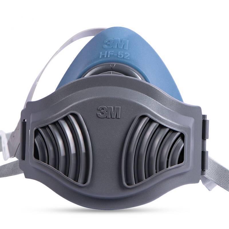 3M HF-52 Silicone Half Mask Respirator: Grinding, Chemical, Dust & Odor Protection