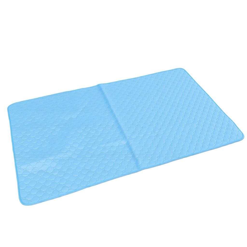 Pet Cooling Pad for Dogs Cats Kitten Portable Washable Summer Cooling Mat for Pets Blue XXL