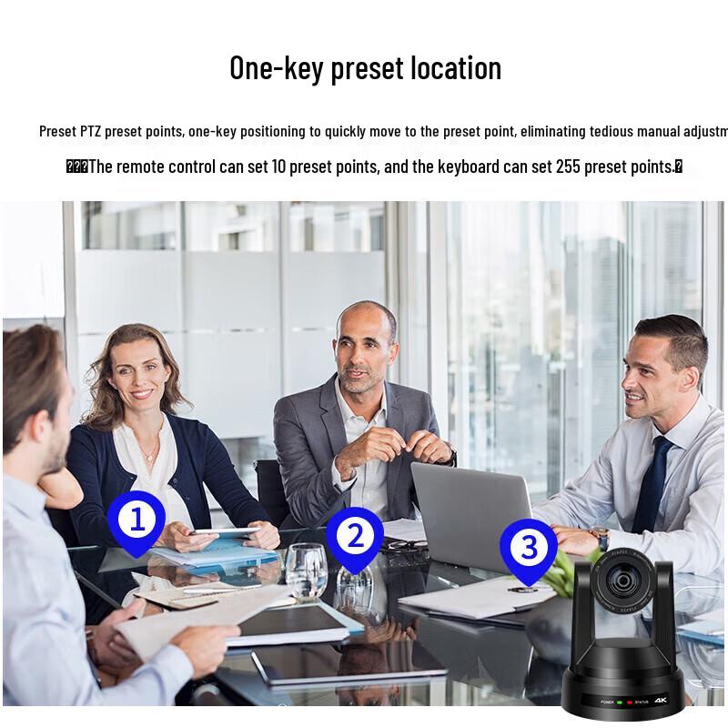 Xunwei 4K AI Tracking PTZ Video Conference Camera (CN version)