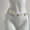 Fashionable Butterfly Tassels Waist Chain Trendy Sweet Body Chain For Women Girls Elegant Waist Chain Clothing Accessories Gifts
