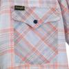 Wrangler 70s Vintage Check Pattern Long Sleeve Western Shirt Light Blue Men's Used